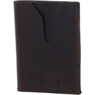 Buckle & Seam, Herren, Portemonnaie, Flint Cardholder Leather Crazy Horse, Braun Buckle & Seam, Herren, Portemonnaie, Flint Cardholder Leather Crazy Horse, Braun