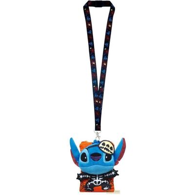 Monogram Int., Mädchen, Schlüsselanhänger, Lilo & Stitch Schlüsselband Stitch Skeleton mit Kartenhaltertasche, Mehrfarbig Monogram Int., Mädchen, Schlüsselanhänger, Lilo & Stitch Schlüsselband Stitch Skeleton mit Kartenhaltertasche, Mehrfarbig
