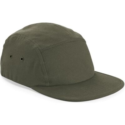 Beechfield, Unisex, Cap, Canvas 5 Panel Camper Cap, Grün, (One Size) Beechfield, Unisex, Cap, Canvas 5 Panel Camper Cap, Grün, (One Size)