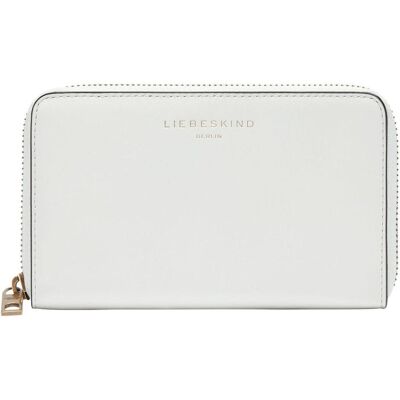 Liebeskind Berlin, Damen, Portemonnaie, Portafoglio Hilla Frieda con Cerniera Intorno, Braun, Weiss Liebeskind Berlin, Damen, Portemonnaie, Portafoglio Hilla Frieda con Cerniera Intorno, Braun, Weiss