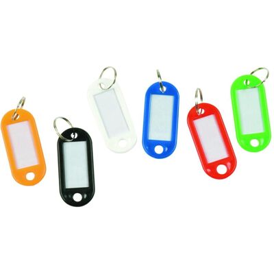 Q-Connect, Schlüsselanhänger, K-CONNECT Schlüsselpakete, 50x22mm, 100 Stück, schwarz, Schwarz Q-Connect, Schlüsselanhänger, K-CONNECT Schlüsselpakete, 50x22mm, 100 Stück, schwarz, Schwarz