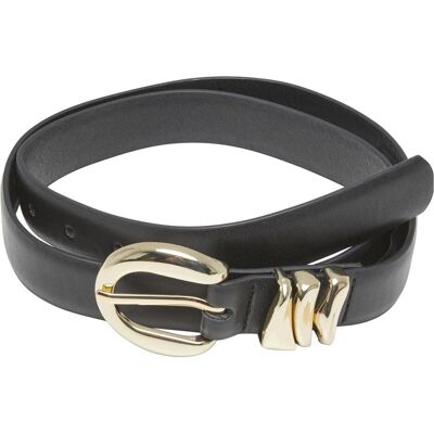 Urban Classics, Damen, Gürtel, Chunky Multiple Loop Synthetic Leather Belt black/gold L/XL, Schwarz, Mehrfarbig, Gold, (L, XL) Urban Classics, Damen, Gürtel, Chunky Multiple Loop Synthetic Leather Belt black/gold L/XL, Schwarz, Mehrfarbig, Gold, (L, XL)