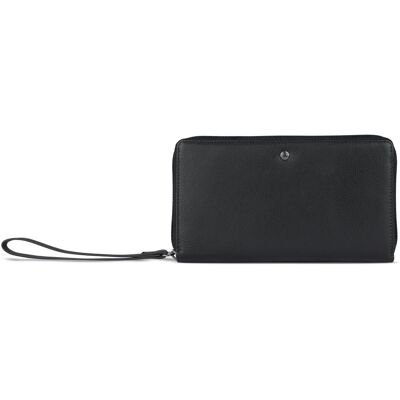 Bugatti Damen, Portemonnaie, Black Magic Geldbörse RFID Schutz Leder 19 cm, Schwarz Bugatti Damen, Portemonnaie, Black Magic Geldbörse RFID Schutz Leder 19 cm, Schwarz