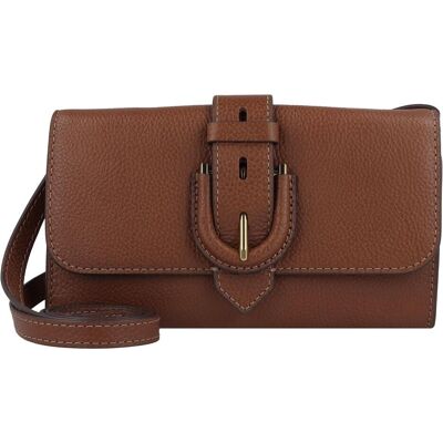 Fossil Damen, Portemonnaie, Harwell Clutch Geldbörse Leder 19 cm, Braun Fossil Damen, Portemonnaie, Harwell Clutch Geldbörse Leder 19 cm, Braun
