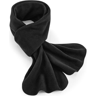 Beechfield, Unisex, Schal, Recycled Fleece Scarf, Schwarz Beechfield, Unisex, Schal, Recycled Fleece Scarf, Schwarz