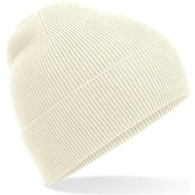 Beechfield, Unisex, Mütze, Organic Cotton Fine Knit Beanie, Beige, (One Size) Beechfield, Unisex, Mütze, Organic Cotton Fine Knit Beanie, Beige, (One Size)