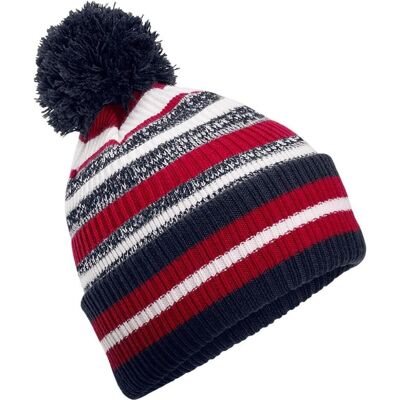 Beechfield, Unisex, Mütze, Multi-Sport Fan Beanie, Rot, Mehrfarbig Beechfield, Unisex, Mütze, Multi-Sport Fan Beanie, Rot, Mehrfarbig