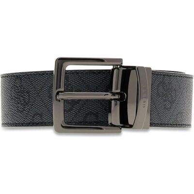 Guess Herren, Gürtel, Milano Adjustable & Reversible Belt H35, Schwarz, Grau, (105) Guess Herren, Gürtel, Milano Adjustable & Reversible Belt H35, Schwarz, Grau, (105)