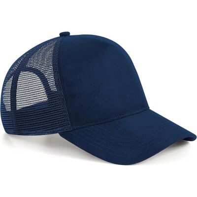 Beechfield, Unisex, Cap, Suede Snapback Trucker, Blau, (One Size) Beechfield, Unisex, Cap, Suede Snapback Trucker, Blau, (One Size)