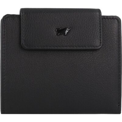 Braun Büffel, Damen, Portemonnaie, Capri Geldbörse Leder 10,5 cm, Schwarz Braun Büffel, Damen, Portemonnaie, Capri Geldbörse Leder 10,5 cm, Schwarz