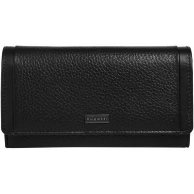 Bugatti Damen, Portemonnaie, Geldbörse SINA, Schwarz Bugatti Damen, Portemonnaie, Geldbörse SINA, Schwarz