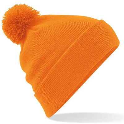Beechfield, Unisex, Mütze, Original Pom Pom Beanie, Orange, (One Size) Beechfield, Unisex, Mütze, Original Pom Pom Beanie, Orange, (One Size)