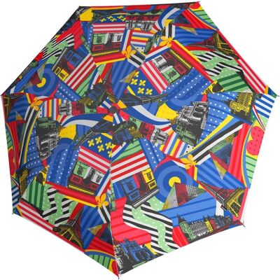 Knirps, Unisex, Regenschirm, T.020 Taschenschirm 19,5 cm, Mehrfarbig Knirps, Unisex, Regenschirm, T.020 Taschenschirm 19,5 cm, Mehrfarbig