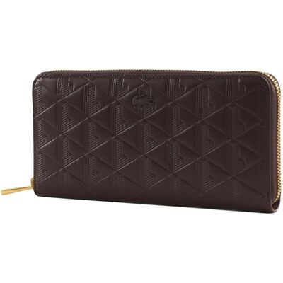 Lacoste, Damen, Portemonnaie, Zip Wallet, Braun Lacoste, Damen, Portemonnaie, Zip Wallet, Braun