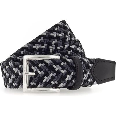 B.Belt, Herren, Gürtel, Luca Stretch Belt, Mehrfarbig, Schwarz B.Belt, Herren, Gürtel, Luca Stretch Belt, Mehrfarbig, Schwarz