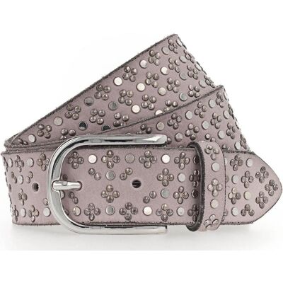 B.Belt, Damen, Gürtel, Tini Silver Leather Belt, Rosa, (105) B.Belt, Damen, Gürtel, Tini Silver Leather Belt, Rosa, (105)