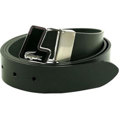 Lacoste, Herren, Gürtel, Plain Leather Belt, Grün Lacoste, Herren, Gürtel, Plain Leather Belt, Grün