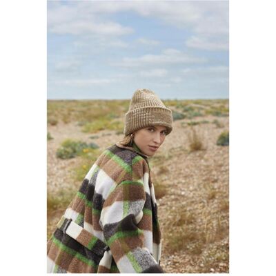 Beechfield, Unisex, Mütze, Mütze mit grobem Strick und Patch, Mehrfarbig, (One Size) Beechfield, Unisex, Mütze, Mütze mit grobem Strick und Patch, Mehrfarbig, (One Size)