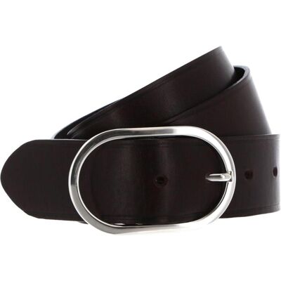 B.Belt, Damen, Gürtel, Lorena Silver Belt, Braun B.Belt, Damen, Gürtel, Lorena Silver Belt, Braun