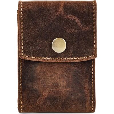Greenburry, Portemonnaie, Vintage Kreditkartenetui RFID Schutz Leder 7 cm, Braun Greenburry, Portemonnaie, Vintage Kreditkartenetui RFID Schutz Leder 7 cm, Braun