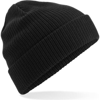 Beechfield, Damen, Mütze, Bio-Baumwollmütze für Frauen, Schwarz Beechfield, Damen, Mütze, Bio-Baumwollmütze für Frauen, Schwarz