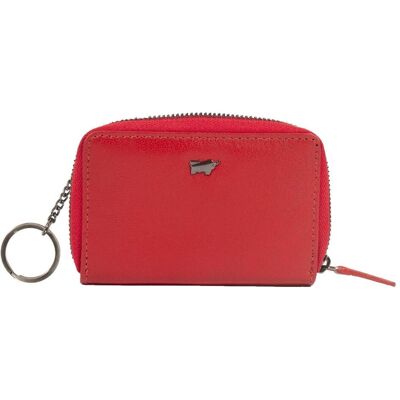 Braun Büffel, Damen, Portemonnaie, Anna Geldbörse RFID Leder 10,5 cm, Rot Braun Büffel, Damen, Portemonnaie, Anna Geldbörse RFID Leder 10,5 cm, Rot
