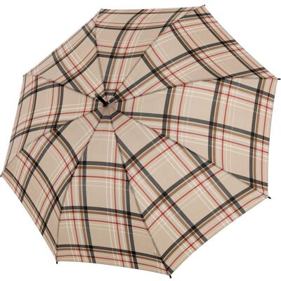 Doppler, Unisex, Regenschirm, Stockholm Long AC Karo, Beige Doppler, Unisex, Regenschirm, Stockholm Long AC Karo, Beige