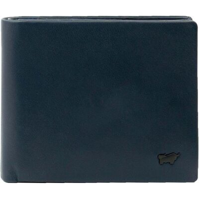 Braun Büffel, Herren, Portemonnaie, Hannes Geldbörse RFID Schutz Leder 12 cm, Blau Braun Büffel, Herren, Portemonnaie, Hannes Geldbörse RFID Schutz Leder 12 cm, Blau