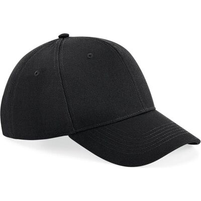 Beechfield, Unisex, Cap, Ultimate 6 Panel Cap, Schwarz, (One Size) Beechfield, Unisex, Cap, Ultimate 6 Panel Cap, Schwarz, (One Size)