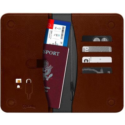 Celly, Herren, Portemonnaie, Passportd, Braun Celly, Herren, Portemonnaie, Passportd, Braun