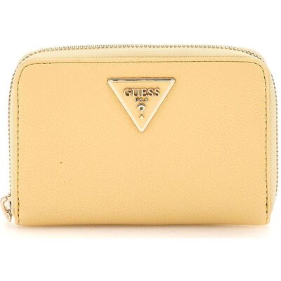 Guess Damen, Portemonnaie, Laurel SLG Medium Zip Around Wallet, Gelb Guess Damen, Portemonnaie, Laurel SLG Medium Zip Around Wallet, Gelb