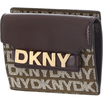 DKNY, Damen, Portemonnaie, Avril Card Case, Braun DKNY, Damen, Portemonnaie, Avril Card Case, Braun