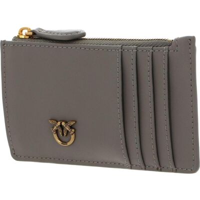 Pinko, Damen, Portemonnaie, Airone Cardholder, Braun Pinko, Damen, Portemonnaie, Airone Cardholder, Braun