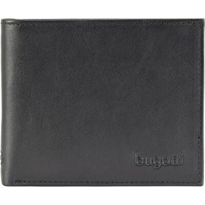 Bugatti Herren, Portemonnaie, Geldbörse SEMPRE, Schwarz Bugatti Herren, Portemonnaie, Geldbörse SEMPRE, Schwarz