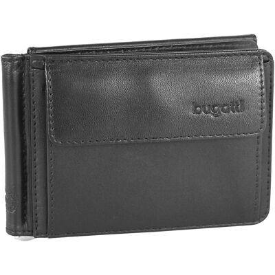Bugatti Herren, Portemonnaie, Geldschein Clip, Schwarz Bugatti Herren, Portemonnaie, Geldschein Clip, Schwarz