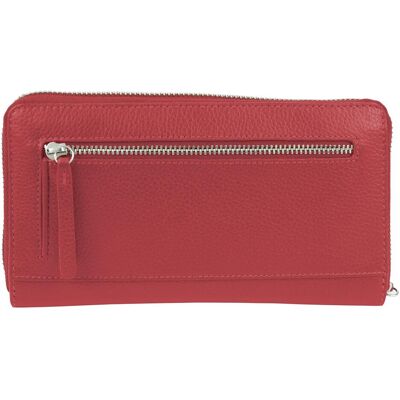 Bugatti Damen, Portemonnaie, Langbörse Linda Zip Around Wallet, Rot Bugatti Damen, Portemonnaie, Langbörse Linda Zip Around Wallet, Rot