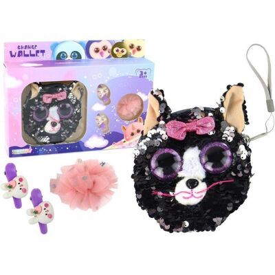 Lean Toys, Mädchen, Portemonnaie, Manschettenknopf-Geldbörsen-Set für Mädchen, 4-teilig, Mehrfarbig Lean Toys, Mädchen, Portemonnaie, Manschettenknopf-Geldbörsen-Set für Mädchen, 4-teilig, Mehrfarbig