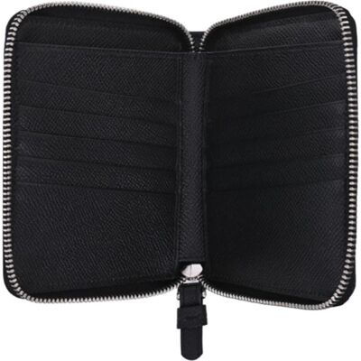 Dolce & Gabbana, Herren, Portemonnaie, Logo Leather Wallet, Schwarz Dolce & Gabbana, Herren, Portemonnaie, Logo Leather Wallet, Schwarz