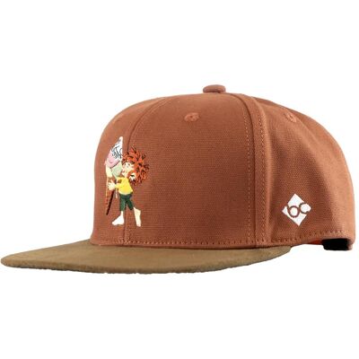 Bavarian Caps, Unisex, Cap, Pumuckl Schleckeis Snapback, Braun, Rot, (One Size) Bavarian Caps, Unisex, Cap, Pumuckl Schleckeis Snapback, Braun, Rot, (One Size)