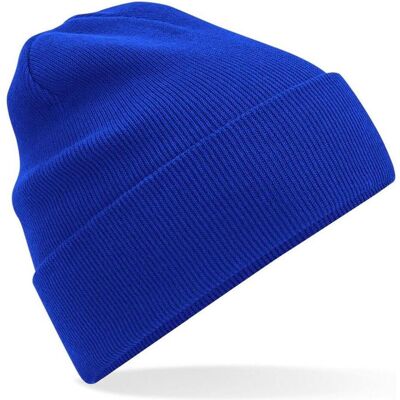 Beechfield, Unisex, Mütze, Organic Cotton Original Cuffed Beanie, Blau, (One Size) Beechfield, Unisex, Mütze, Organic Cotton Original Cuffed Beanie, Blau, (One Size)