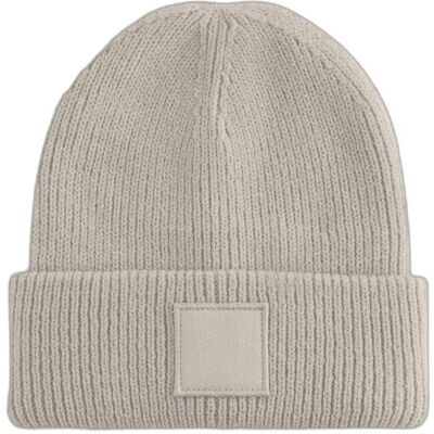 Beechfield, Unisex, Mütze, Kids Deep Cuffed Tonal Patch Beanie, Beige, (One Size) Beechfield, Unisex, Mütze, Kids Deep Cuffed Tonal Patch Beanie, Beige, (One Size)