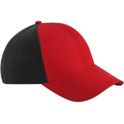 Beechfield, Unisex, Cap, Club Cap, Rot, Mehrfarbig, (One Size) Beechfield, Unisex, Cap, Club Cap, Rot, Mehrfarbig, (One Size)