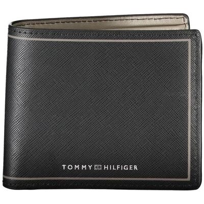 Tommy Hilfiger Herren, Portemonnaie, Nero Leather Men Wallet, Schwarz Tommy Hilfiger Herren, Portemonnaie, Nero Leather Men Wallet, Schwarz