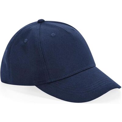 Beechfield, Jungen, Cap, Junior Organic Cotton 5 Panel Cap, Blau, (One Size) Beechfield, Jungen, Cap, Junior Organic Cotton 5 Panel Cap, Blau, (One Size)