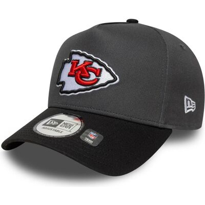 New Era, Herren, Cap, E-Frame Snapback Cap - LABEL Kansas City Chiefs, Grau, (One Size) New Era, Herren, Cap, E-Frame Snapback Cap - LABEL Kansas City Chiefs, Grau, (One Size)