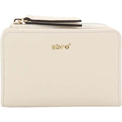 Abro, Damen, Portemonnaie, Leather Dalia Wallet, Beige Abro, Damen, Portemonnaie, Leather Dalia Wallet, Beige