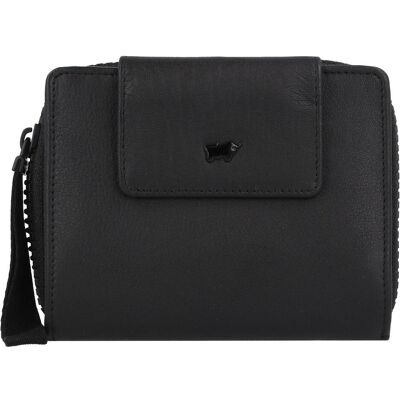 Braun Büffel, Unisex, Portemonnaie, Capri Geldbörse Leder 12 cm, Schwarz Braun Büffel, Unisex, Portemonnaie, Capri Geldbörse Leder 12 cm, Schwarz