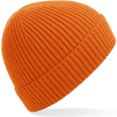 Beechfield, Unisex, Mütze, Engineered Knit Ribbed Beanie, Orange Beechfield, Unisex, Mütze, Engineered Knit Ribbed Beanie, Orange
