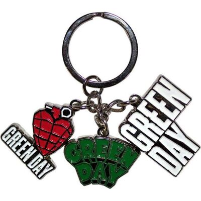 Green Day, Schlüsselanhänger, Logo Charms Schlüsselanhänger Green Day, Schlüsselanhänger, Logo Charms Schlüsselanhänger