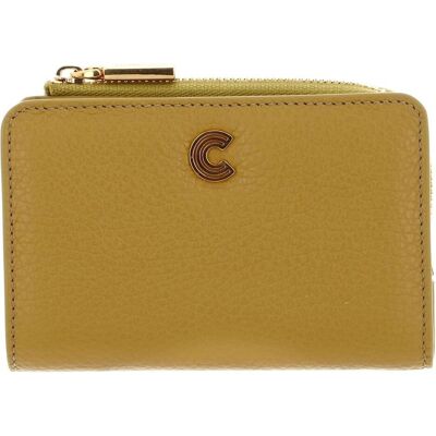 Coccinelle Damen, Portemonnaie, Myrine Wallet Grained Leather, Gelb Coccinelle Damen, Portemonnaie, Myrine Wallet Grained Leather, Gelb